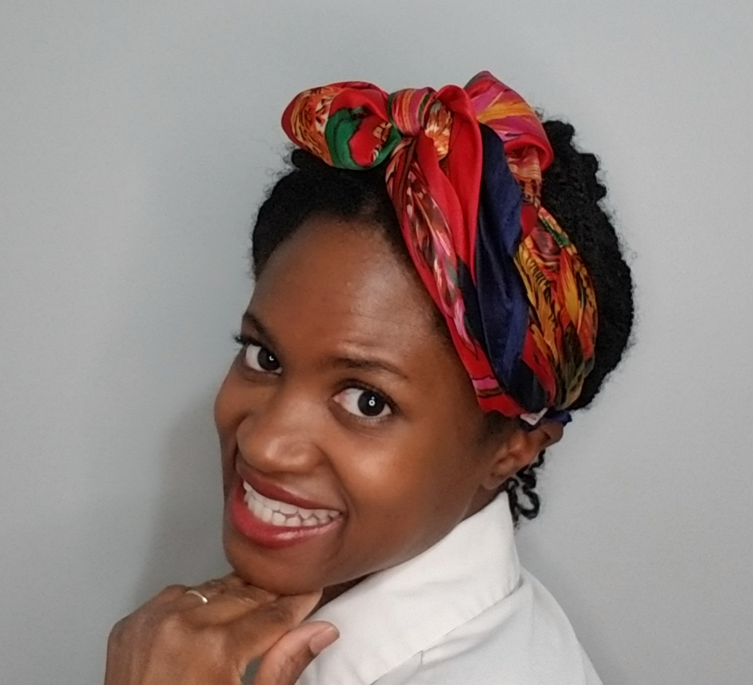 Oasis Kare Satin Scarf - Image 2